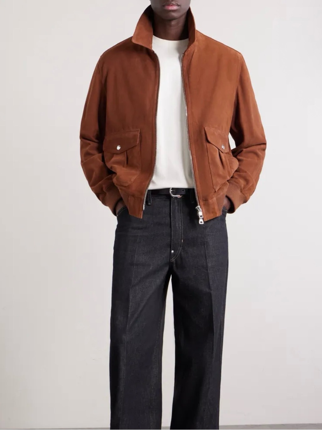 Mr. P Suede Blouson Jacket — image 2 of 4